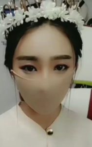 パンストマスク・タイトマスクの中国人美女の画像